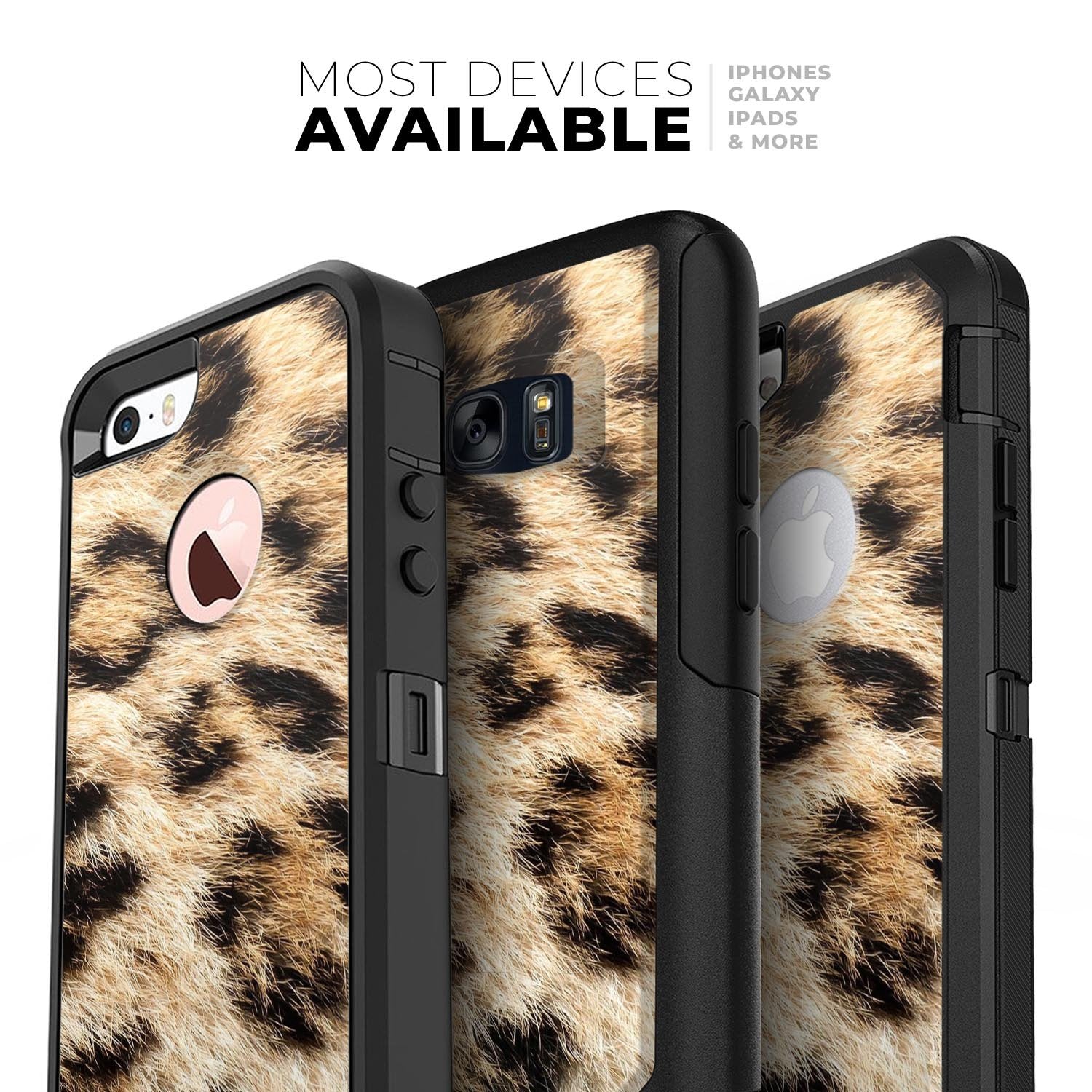 Real Cheetah Animal Print - Skin Kit for the iPhone OtterBox Cases