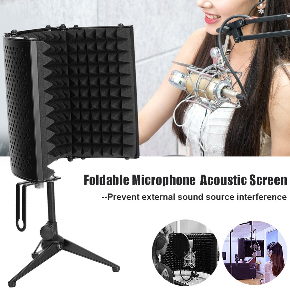 Microphone Isolation Shield Studio Mic Sound